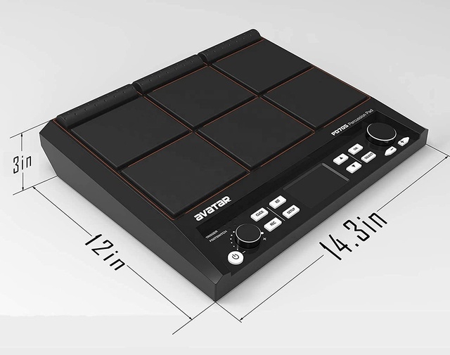 Percussion Pad 9 Sample Pad All-in-one Tabletop Electric Drum Kit