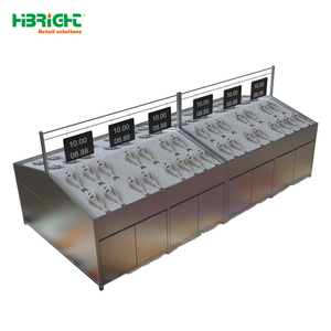 ชั้นวางผักและผลไม้สองด้านยอดนิยมของ Highbright สำหรับซูเปอร์มาร์เก็ตและร้านขายของชำ - Product Image 3