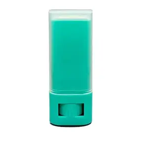 Contenedor verde 20g Desodorante Stick Contenedor PP Bálsamo labial Tubo brillante