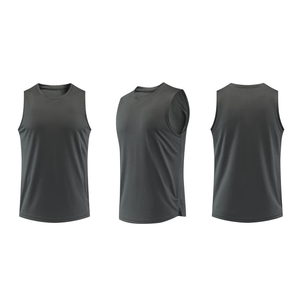 Camisetas sin mangas de camuflaje al por mayor, informales, de poliéster y elastano, para verano, con logo OEM, transpirables, para fitness, entrenamiento, gimnasio, chaleco sin mangas para hombre - Product Image 2