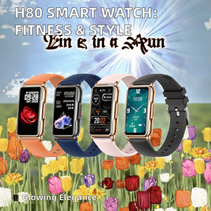 2025 H80 Fitness Tracker 1.47 "Relojes BT akıllı saat nabız monitörü moda kare spor bilezik erkekler kadınlar için IOS - Product Image 3