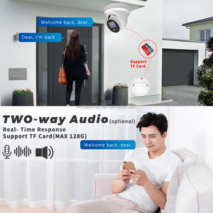 كاميرا مراقبة خارجية IP بدقة 8 ميجابكسل متوافقة مع هيكفيجن، ملونة بالكامل، تعمل بتقنية PoE، مقاومة للماء، مع صوت، عدسة <span class=keywords><strong>2</strong></span>.8 ملم، دقة 4K، تدعم بطاقة SD - Product Image 6