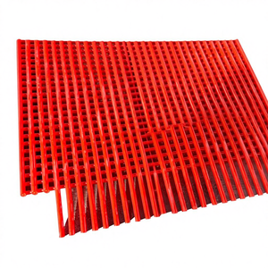 ตะแกรงกรองโพลียูรีเทนแกนเหล็กพร้อมตาข่ายโลหะ ตะแกรงกรองโพลียูรีเทนแบบทำความสะอาดตัวเอง - Product Image 4