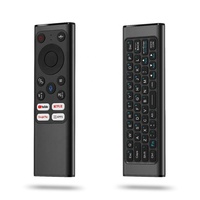 X9 Air Mouse Télécommande en alliage d'aluminium pour TV IR Apprentissage 2.4g + BT X9 Google Voice Mini clavier double mode
