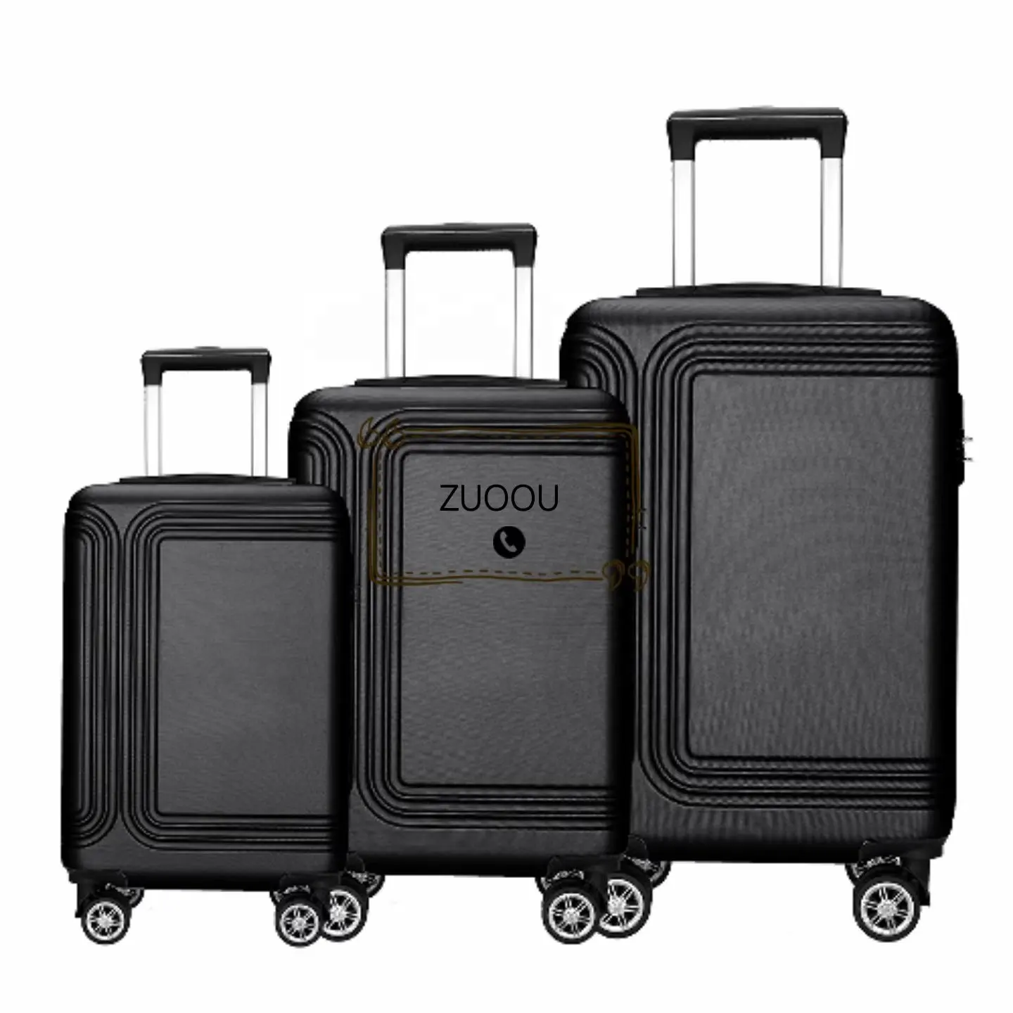 ZuoouCustom ize Travel Trolley Case Tasche ABS Hard shell Leichtes Handgepäck