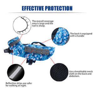 Costume militaire anti-mordant à rivets, tissu Oxford résistant à la déchirure, gilet de protection contre les conflits familiaux multi-chiens - Product Image 4