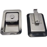 Boîte à outils de camion poignée en T serrures à loquet verrouillage poli à 3 points fer personnalisable zinc galvanisé acier zingué aluminium
