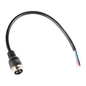 GX16航空连接器2-10针配置适用于机械设备、医疗和安全设备的聚氯乙烯电缆线束 - Product Image 3