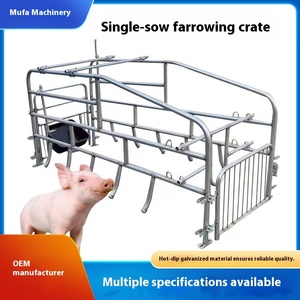 Yeni MUFA modeli 001 tipi sıcak galvanizli çelik Sow gebelik kafes domuz çiftlik Sow farfarverimli ayırma için 1 yıl garanti - Product Image 2
