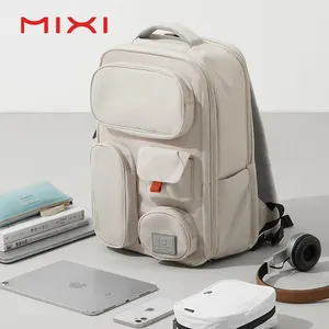 Mixi tas ransel Anti Maling, tas punggung Laptop Cerdas Anti air kapasitas besar multifungsi