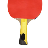 Raquettes de tennis de table en fibre de carbone, poignée Shakehand, poignée Pen-Hold, raquette finie