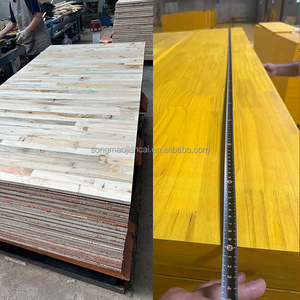 Panneau de coffrage réutilisable en bois de pin et épicéa WBP, 3 plis, jaune, pour la construction de murs en béton, dalles et colonnes - Product Image 2