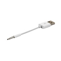 Câble de charge et de synchronisation de données polyvalent Jack 3,5 mm vers USB 2.0 pour Shuffle 3ème à 7ème génération