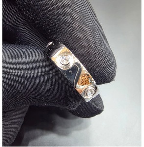 Anillo de Lujo Clásico de Platino PT950 con Diamante Cultivado en Laboratorio, Joyería Moderna Unisex para Boda con Brillo Radiante para Aniversario o Fiesta - Product Image 3