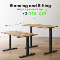 2026 Metal Convertible Standing Desk Height Adjustable One Motor 2stages Stand up Desk Automatic Sit Stand Desk Office Use Desk