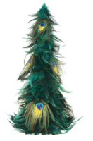 Décoration fête vacances approvisionnement plume arbre grand blanc rouge plume arbre de noël pour ornement de noël
