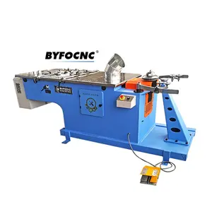 Automatic Hvac Tube Spiral Seamer Round Air Duct Gorelock Manual Pipe Electric Elbow Bending Forming Making Maker Machine