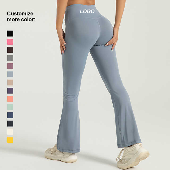 High-Waisted Flared Pants
