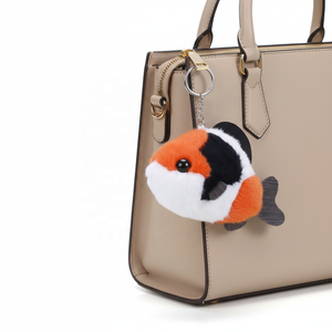 WEIMEI Juguete ODM, Llavero de Peluche de Pez Payaso de Dibujos Animados, Colgante Personalizado de Mini Pez de Peluche, Juguete de Peluche de <span class=keywords><strong>Animal</strong></span>, Regalo Promocional - Product Image 2