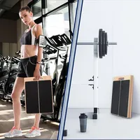 Plataforma Inclinada de Madera Profesional Ajustable y Portátil Antideslizante para Ejercicios de Estiramiento de Pantorrillas, Tabla de Sentadillas, Plataformas de Ejercicio