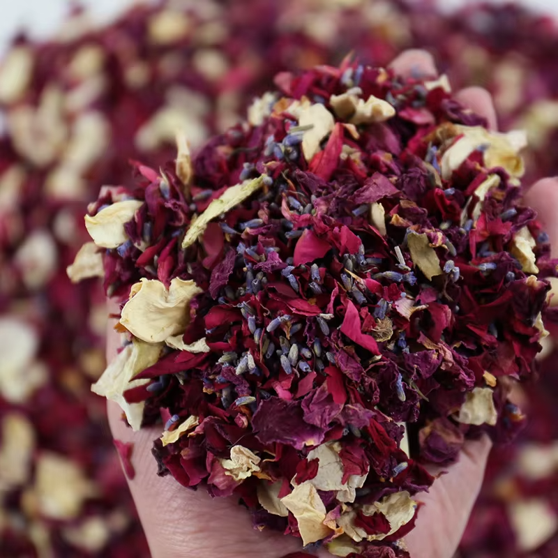 confetti1 Red Small red rose Champagne rose Lavendar