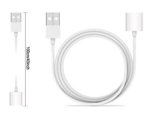 Cable <span class=keywords><strong>adaptador</strong></span> de <span class=keywords><strong>carga</strong></span> compatible con la generación de lápices de teléfono, conector flexible macho a hembra - Product Image 4