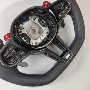 Setir Kemudi Custom Serat Karbon Sport M6 untuk BMW Seri G M3 G80 M4 G82 M5 F90 M8 X3m X4m X5m X6m G3x G1x G0x <span class=keywords><strong>M</strong></span> TY CN;GUA - Product Image 3
