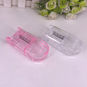 Boîte à pilules portable, coupe-pilules, boîte à médicaments, coupe-pilules rectangulaire transparent, organisateur de médicaments - Product Image 3