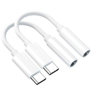 Gran oferta, adaptador auxiliar <span class=keywords><strong>USB</strong></span> C a 3,5mm para iPhone 15, <span class=keywords><strong>USB</strong></span> C a 3,5 <span class=keywords><strong>Jack</strong></span>, convertidor de Cable de Audio, adaptador de auriculares para Android - Product Image 1