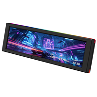 Nuevo Trofeo Vision 9.16 ARGB LCD WH&BK 2026, Pantalla Rectangular Grande de 9.16 Pulgadas, Diseño Magnético para Colocación Libre en PC