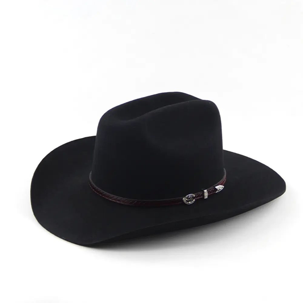 LiHua Adjustable Strap Inside Interior Brow Band And Lining Cowboy Hat Custom Cowboy Hats
