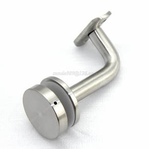 סוגר מעקה שטוח 316 אפקט נירוסטה עבור מדרגות מרפסת מעקות מלון - Product Image 2