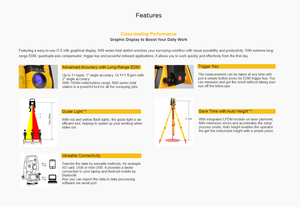 SOUTH Total Station NTS-342R10A/N40 With Laser <b>Ranging</b> and Absolute Encoding Dual-axis Compensation SOUTH Total Station NTS-342R - Product Image 2