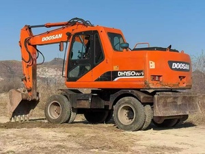 Excavadora de Ruedas DOOSAN DH150W-7 DX225LCA con Pintura Original a Bajo Precio, Fabricada en Corea, Excavadora Usada Doosan en Venta en Shanghái - Product Image 4