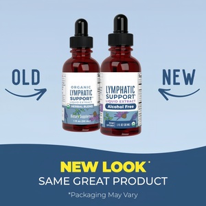 Gouttes liquides <span class=keywords><strong>de</strong></span> soutien lymphatique à base <span class=keywords><strong>de</strong></span> plantes OEM avec échinacée, <span class=keywords><strong>sureau</strong></span> et verveine bleue, formule végétalienne, 30 portions - Product Image 5