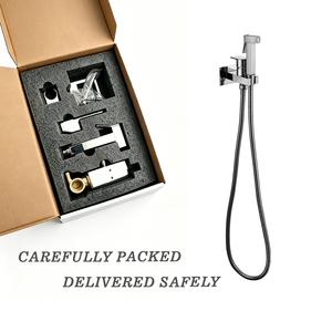 <span class=keywords><strong>Douchette</strong></span> <span class=keywords><strong>WC</strong></span> complète en laiton chromé à pression réglable pour eau chaude et froide - Product Image 5
