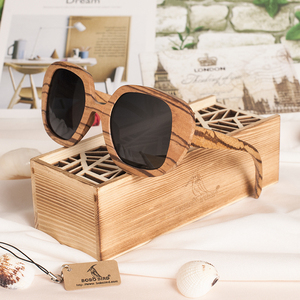 <span class=keywords><strong>Gafas</strong></span> de Sol de Madera Bobo Bird Unisex, Novedad de 2020, Logotipo Personalizado, Lentes de Alta Calidad, <span class=keywords><strong>Gafas</strong></span> Grises para <span class=keywords><strong>Hombre</strong></span> y Mujer - Product Image 6