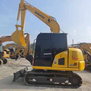 Excavadora Usada Komatsu PC70, Capacidad de Cucharón de 0.3m, Potencia de 40.5kW, Motor de 7T, Profundidad de Excavación de 3820mm, Altura de Excavación de 5760mm - Product Image 5