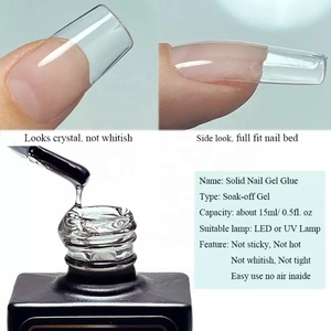 <span class=keywords><strong>Pegamento</strong></span> de cubierta completa <span class=keywords><strong>para</strong></span> uñas, Gel suave <span class=keywords><strong>para</strong></span> imprimir, venta al por mayor, caja de embalaje Gelly - Product Image 4