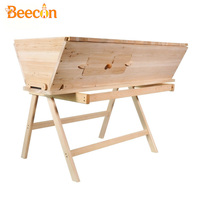 Juego de Cajas para Abejas Comepete Popular con Barra Superior de Madera de Abeto para Apicultura, Garantía de 1 Año