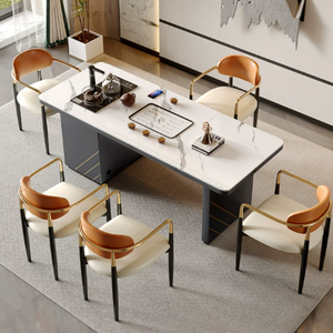 Nouvelle <span class=keywords><strong>table</strong></span> centrale en bois de luxe moderne haut de gamme <span class=keywords><strong>avec</strong></span> tiroir pour bureau - Product Image 2