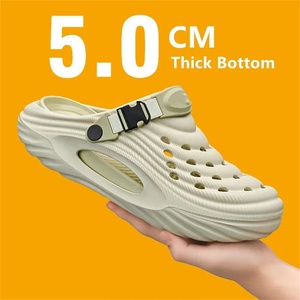 Sandales HEVA pour hommes Sabots et mules d'été Chaussures de sabots de jardin unisexes avec logo personnalisé Sabots de massage plat <span class=keywords><strong>en</strong></span> mousse EVA pour hommes - Product Image 3