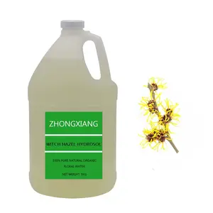 Bulk organic witch hazel hydrosol - 100% pure natural witch hazel floral water for face body mist spray skin and hair care