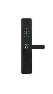 חכם בית Tuya Wifi טביעות אצבע סיסמא כרטיס מפתח מצלמה ידית APP חכם דלת מנעול