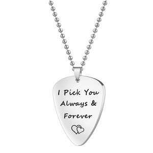 พวงกุญแจโลหะสีดำพิมพ์ลายของขวัญคริสต์มาสผมเลือกเอาชิ้นสแตนเลสกีตาร์ - Product Image 6