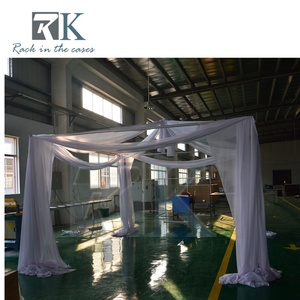 Pretty White Drape <b>Wedding</b> <b>Frame</b> Aluminum Pipe Drape Backdrop Stand - Product Image 4