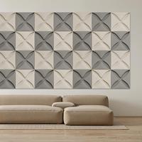 Panneaux muraux acoustiques insonorisants, ignifuges et écologiques en fibre de polyester pour bureaux, salles de conférence et extérieur