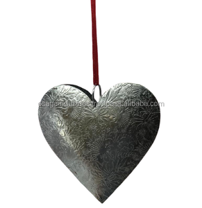GOLDEN WIRE DESIGN HOT SELLING CHRISTMAS HANGING HEART ORNAMENT <b>TREE</b> DECORATION HEART HIGH QUALITY - Product Image 6