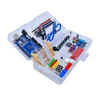 400 Tie-Point Breadboard Starter Kit untuk Arduino R3 ESP32 Raspberry Pi Dengan Kabel Jumper LED Resistor Kapasitor