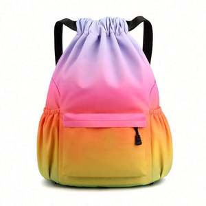 Custom Logo Waterproof Oxford Cloth Basketball Soccer Bag Bundle Pocket Lightweight Casual Sports Gym <b>Drawstring</b> <b>Backpacks</b> - Product Image 1
